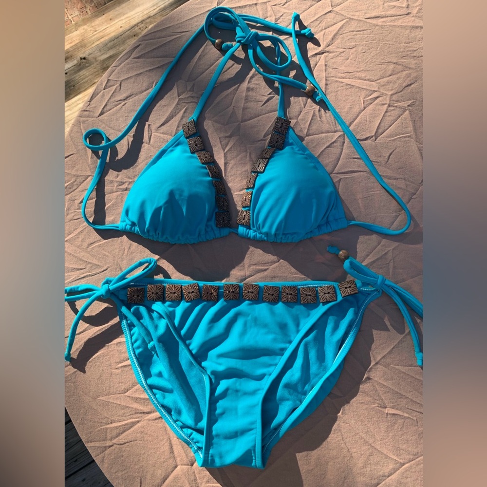 Xhiliration Turquoise Bikini